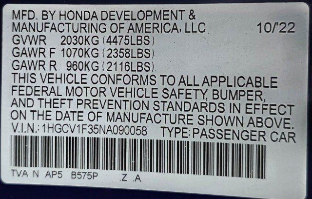 Used 2022 Honda Accord Sport image 40
