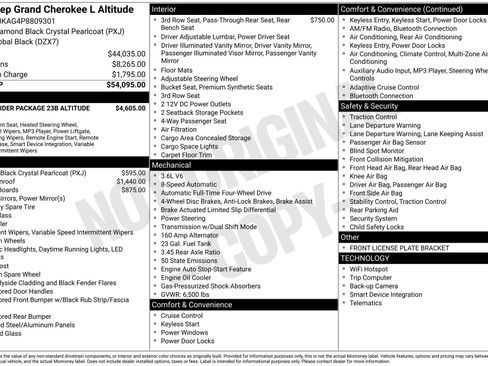 Used 2023 Jeep Grand Cherokee L Laredo AWD/4WD image 3