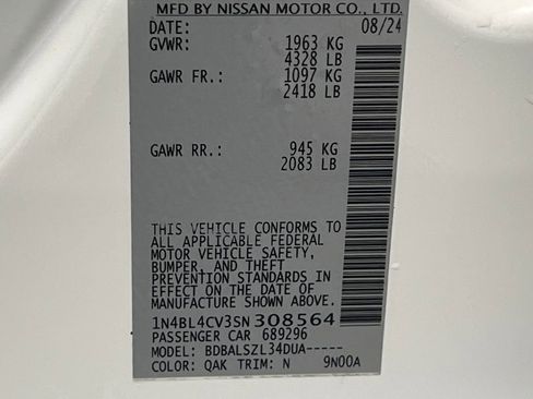 Used 2025 Nissan Altima 2.5 SR image 64