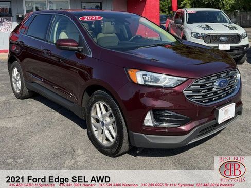 Used 2021 Ford Edge SEL w/ Convenience Package AWD/4WD image 1