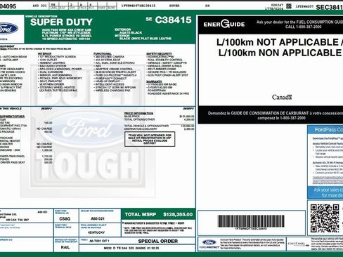 Used 2025 Ford F450 Platinum w/ FX4 Off-Road Package image 4