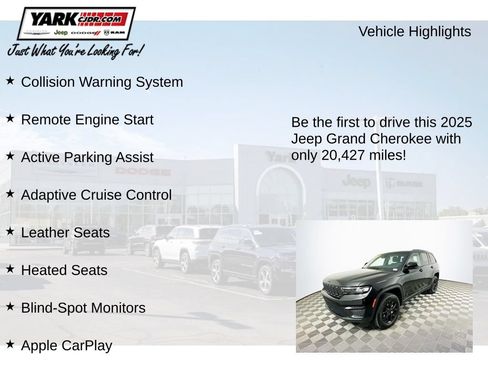 Used 2025 Jeep Grand Cherokee Altitude AWD/4WD image 13
