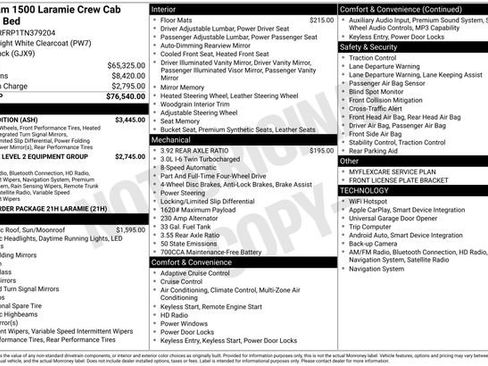 New 2026 RAM 1500 Laramie w/ Night Edition AWD/4WD image 58