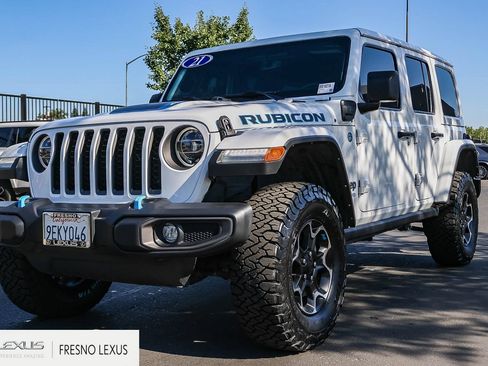 Used 2021 Jeep Wrangler Unlimited Rubicon 4xe w/ Cold Weather Group AWD/4WD image 3