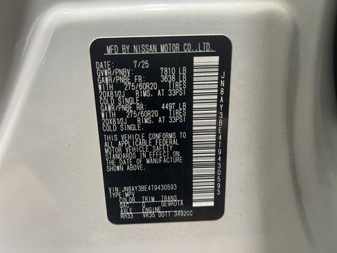 New 2026 Nissan Armada SL image 25