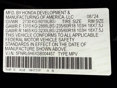 Used 2025 Honda Odyssey EX-L image 19