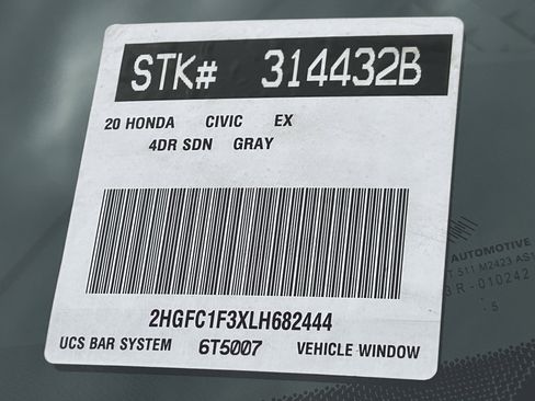 Used 2020 Honda Civic EX image 5