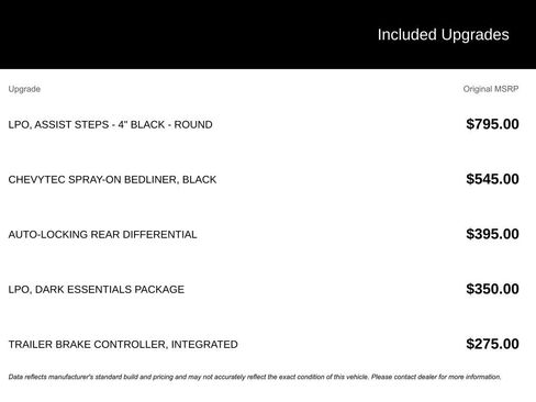 Used 2023 Chevrolet Silverado 1500 Custom w/ LPO, Dark Essentials Package image 2