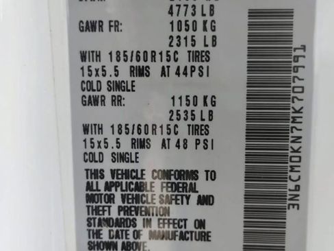 Used 2021 Nissan NV200 SV image 22