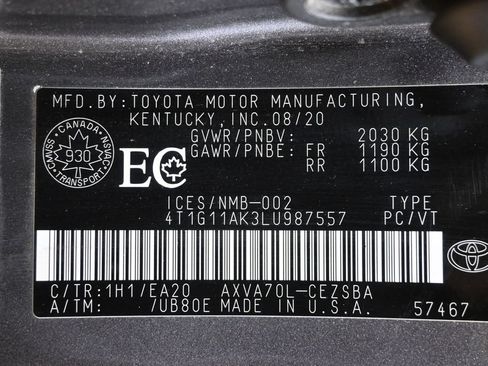 Used 2020 Toyota Camry SE FWD image 26