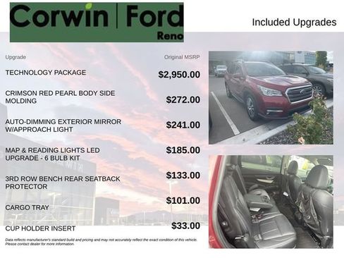 Used 2021 Subaru Ascent Limited w/ Technology Package AWD/4WD image 3