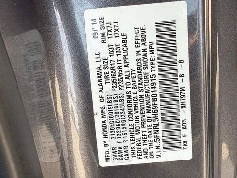 Used 2015 Honda Odyssey EX-L image 23