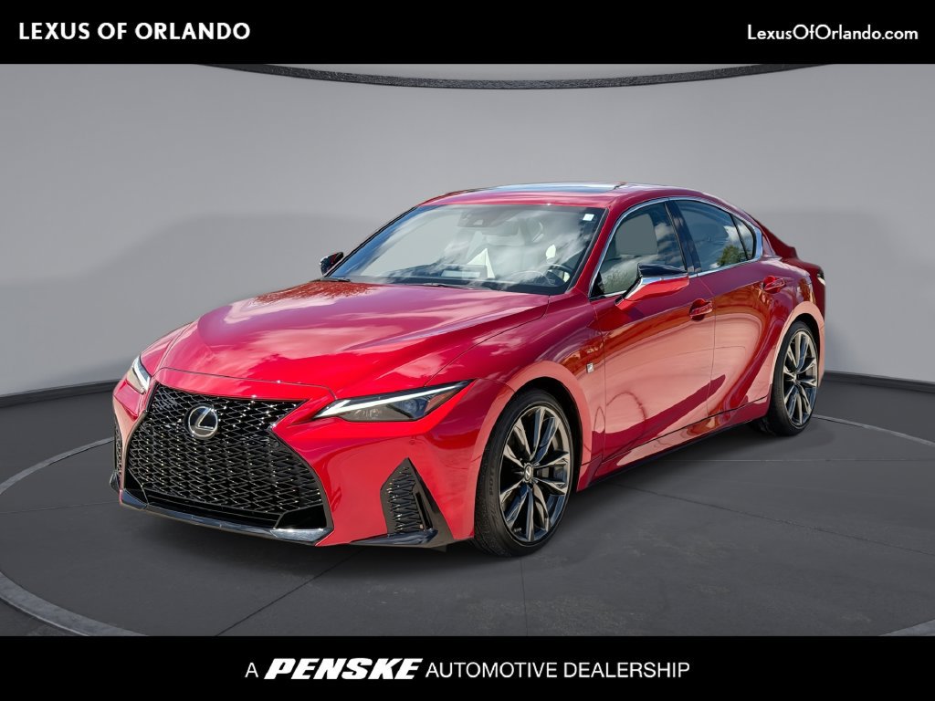 Certified 2022 Lexus IS 350 F Sport w/ Accessory Package RWD image 1