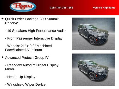 Used 2025 Jeep Grand Cherokee L Summit AWD/4WD image 12