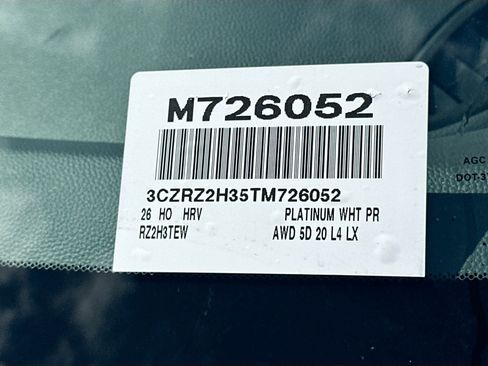 New 2026 Honda HR-V LX image 24