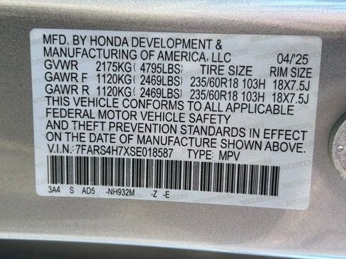 Certified 2025 Honda CR-V EX-L image 16