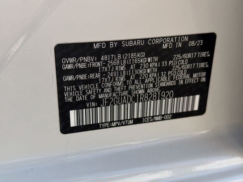 Certified 2024 Subaru Crosstrek 2.0i Premium AWD/4WD image 37