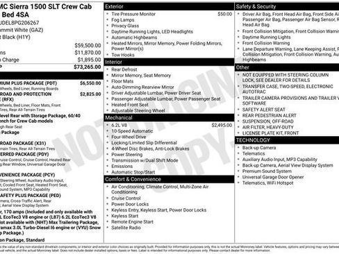 Used 2023 GMC Sierra 1500 SLT w/ SLT Premium Plus Package AWD/4WD image 39