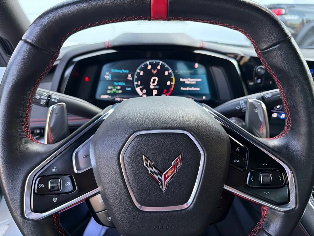 Used 2023 Chevrolet Corvette Stingray Coupe w/ Chrome Exterior Badge Package RWD image 11