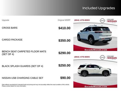 Certified 2024 Nissan Pathfinder Platinum w/ Cargo Package AWD/4WD image 14