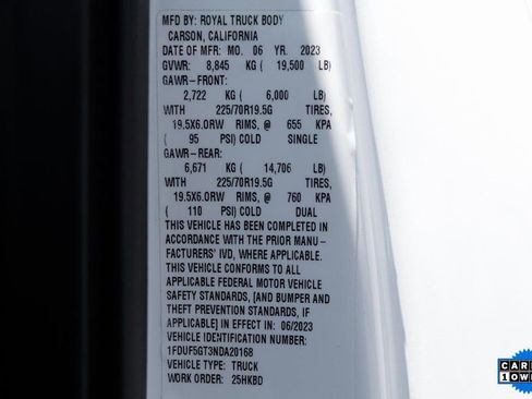 Used 2022 Ford F550 2WD Regular Cab Super Duty w/ XLT Value Package image 52