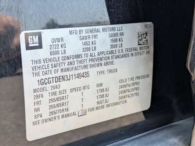 Used 2018 Chevrolet Colorado Z71 AWD/4WD image 22