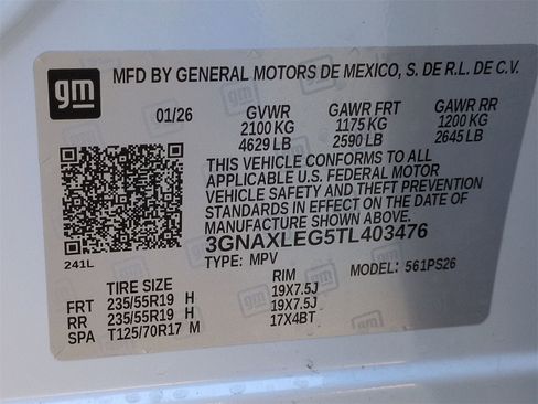 New 2026 Chevrolet Equinox RS w/ Convenience Package III image 27