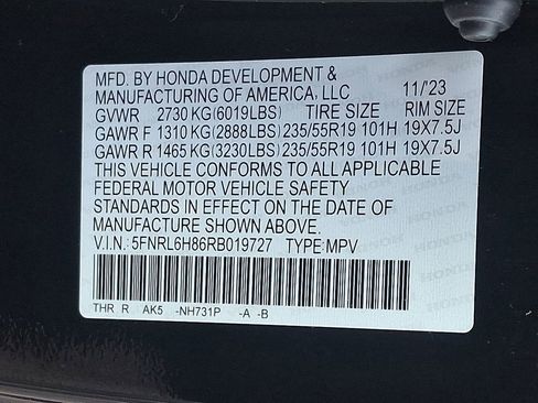Used 2024 Honda Odyssey Touring image 28
