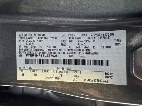 Used 2025 Ford Ranger XLT AWD/4WD image 39