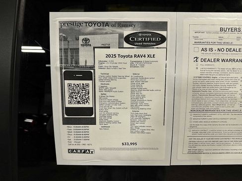 Used 2025 Toyota RAV4 XLE w/ Convenience Package image 24