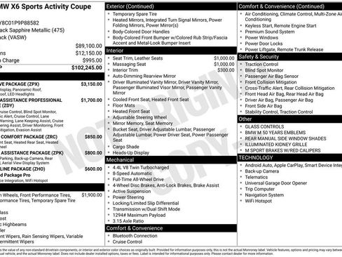 Used 2023 BMW X6 M50i w/ Executive Package image 5