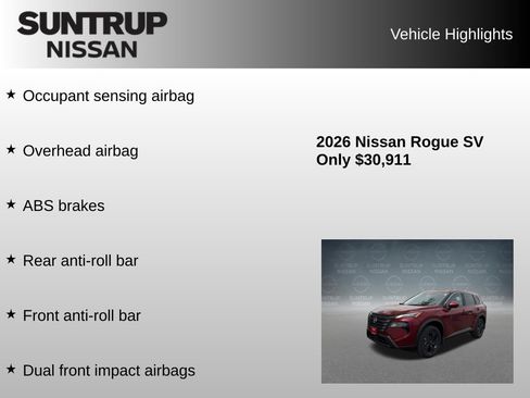 Used 2026 Nissan Rogue SV w/ Cold Weather Package AWD/4WD image 24