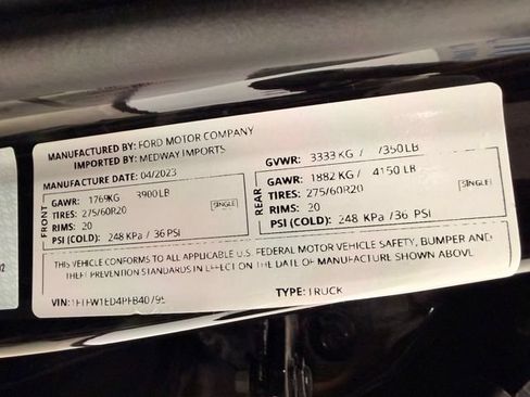 Used 2023 Ford F150 Lariat w/ Equipment Group 502A High AWD/4WD image 63