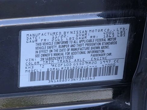 Used 2022 Nissan Sentra SR w/ Midnight Edition FWD image 28