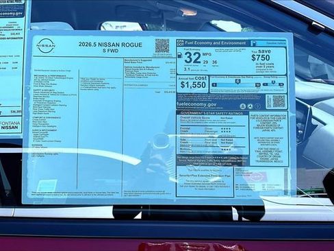 New 2026 Nissan Rogue S FWD image 12