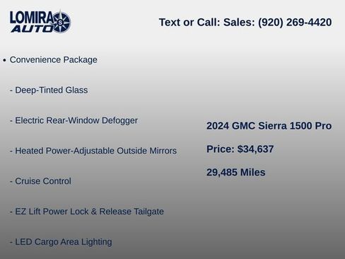 Used 2024 GMC Sierra 1500 Pro w/ Graphite Edition AWD/4WD image 13