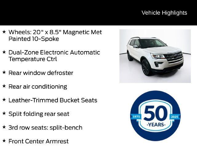 Used 2019 Ford Explorer XLT w/ Equipment Group 202A AWD/4WD image 16