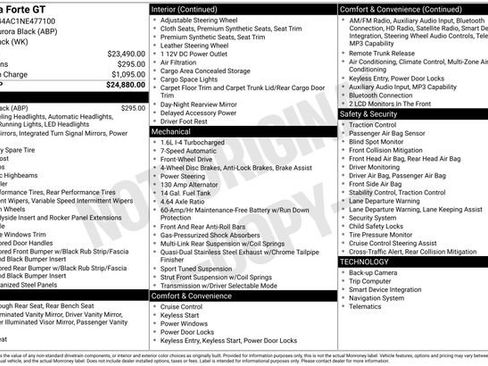 Used 2022 Kia Forte GT FWD image 50
