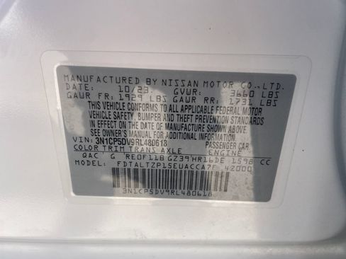 Certified 2024 Nissan Kicks SR w/ SR Premium Package FWD image 30