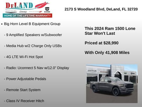 Used 2024 RAM 1500 Lone Star image 24