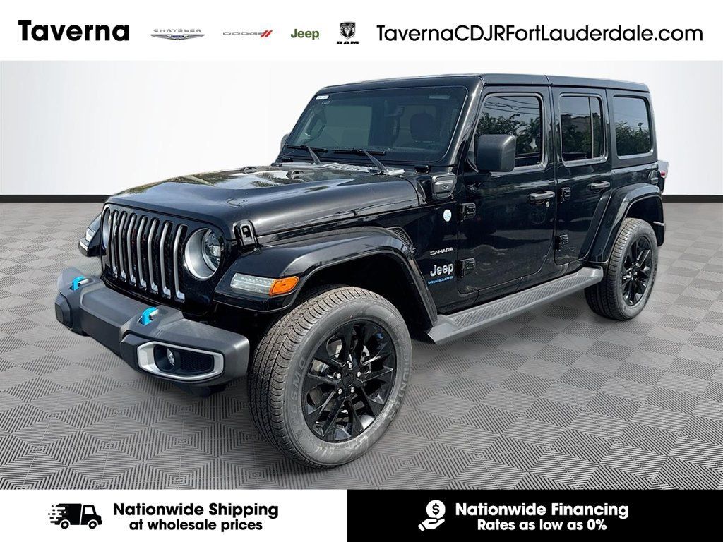 Used 2023 Jeep Wrangler Unlimited Sahara w/ Cold Weather Group AWD/4WD image 1