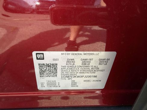 Certified 2023 Chevrolet Traverse RS AWD/4WD image 20
