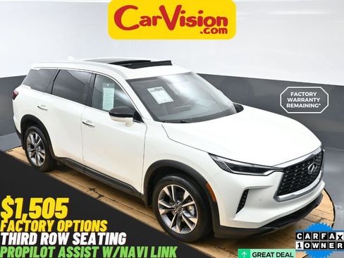 Used 2023 INFINITI QX60 Luxe w/ Cargo Package FWD image 1