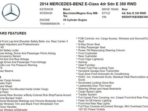 Used 2014 Mercedes-Benz E 350 Sedan w/ Premium 1 Package image 21