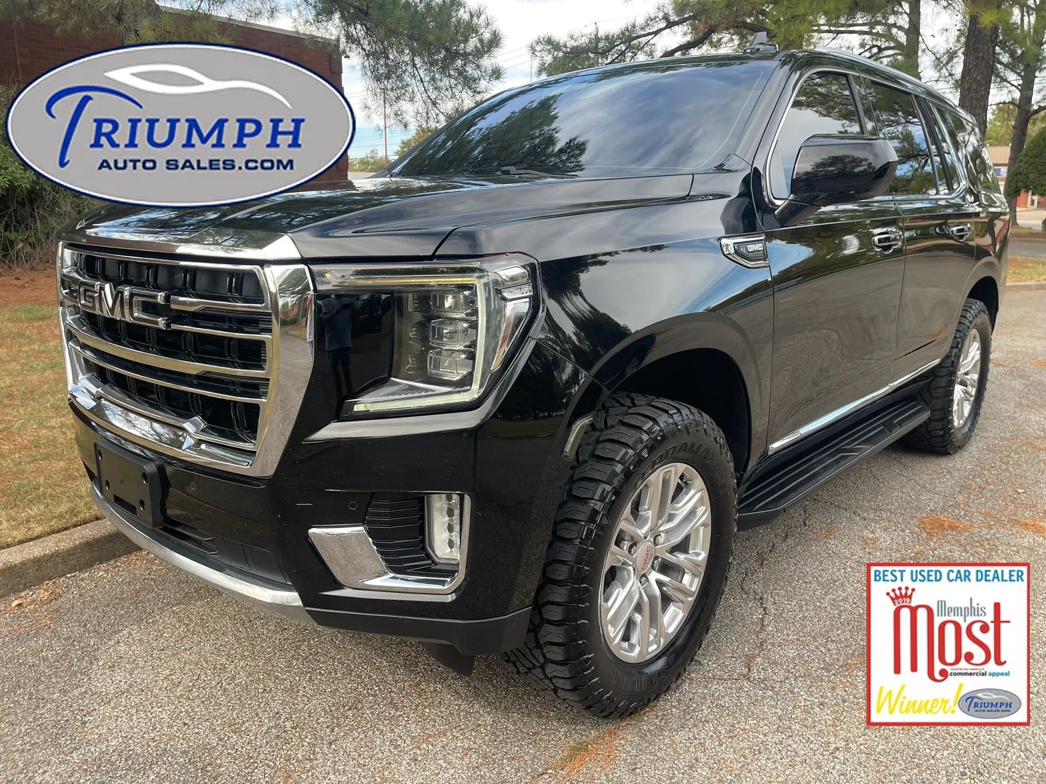 Used 2021 GMC Yukon SLT RWD image 1
