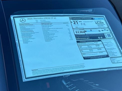 New 2026 Mercedes-Benz AMG GT 43 image 29