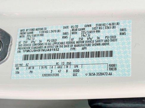 Used 2022 Ford Escape SEL w/ SEL Stealth AWD Package image 19