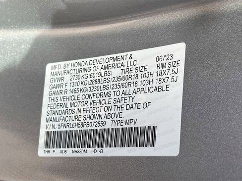 Used 2023 Honda Odyssey EX image 31