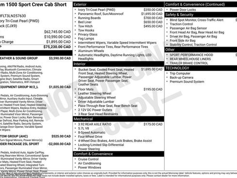 Used 2020 RAM 1500 Sport w/ Alpine Leather & Sound Group image 4