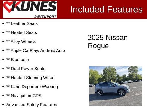 Certified 2025 Nissan Rogue SL w/ Tech Package FWD image 2